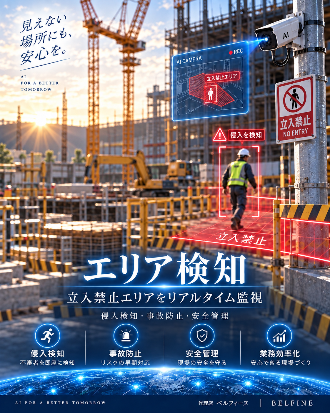 エリア検知